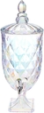 Suqueira De Cristal Transparente Rainbow Diamond 5l Lyor Fruta Cor