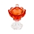 Pote Decorativo em Cristal Tulip Pink - 17,5cm