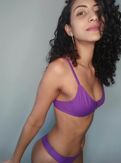 Top meia taça - Violeta