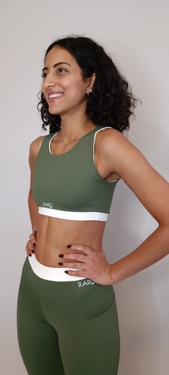 Top Cropped Malu - Verde - comprar online