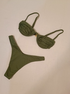 Biquíni Nina - Verde Exército - Raro Swim ® | Moda praia e fitness