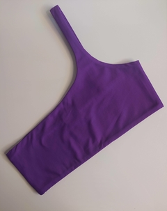 Top um ombro só - Violeta - Raro Swim ® | Moda praia e fitness