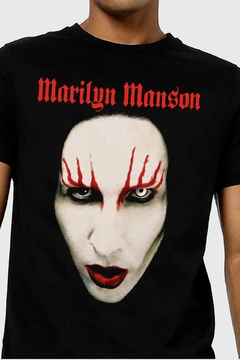 Camiseta Marilyn Manson Self - TOP na internet