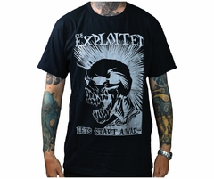 Camiseta The Exploited - Let's Start a War... -100% Algodão