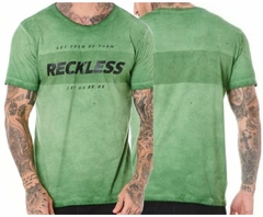 Camiseta Slim - Verde - Reckles