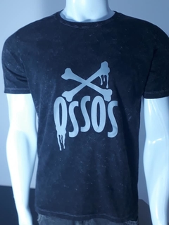 Camiseta Ossos - Marmorizada - TOP na internet