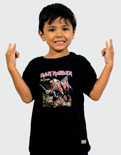 Camiseta Infantil - Iron Maiden - The Trooper - Consulado - Comercial Armany