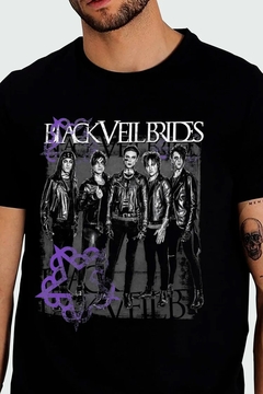 Camiseta Black Veil Brides - Pentagram - Licenciada - TOP na internet