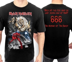 Camiseta Iron Maiden -The Number of The Beast - TOP