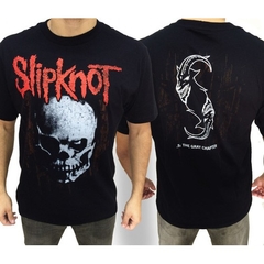 Camiseta Slipknot Caveira - 100% Algodão - TOP