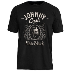 Camiseta Johnny Cash - Man In Black - TOP - Comercial Armany