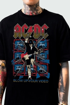 Camiseta AC/DC - Blow Up Your Video -TOP - Comercial Armany