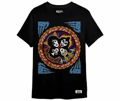 Camiseta Infantil KISS Rock and Roll Over -Oficial -TOP