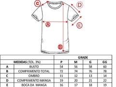 Camiseta Folhas Bicolor - TOP - Comercial Armany