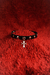 Choker Cross Silver (vegano)