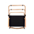 Silla de camping mediana plegable color negro - tienda online