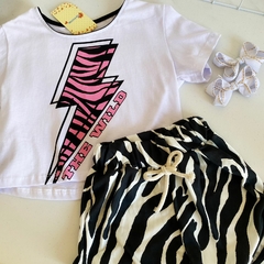 Conjunto básico animal print