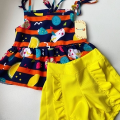 Conjunto frutas verão