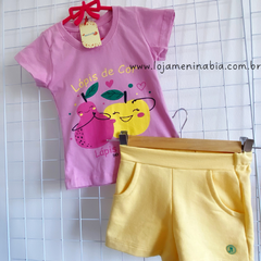 Conjunto básico frutinhas roxo