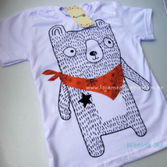 Tshirt urso bandana - comprar online