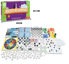 10 JOGOS REUNIDOS CLÁSSICOS - NIG BRINQUEDOS - comprar online