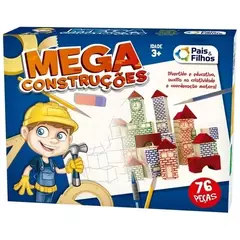 MEGA CONSTRUÇÃO 76 PEÇAS - PAIS E FILHOS