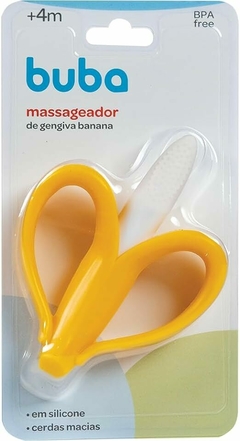 MASSAGEADOR DE GENGIVA BANANA - BUBA