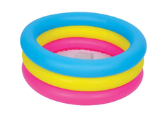 PISCINA 3 ANÉIS COLORIDA 88 LITROS - SUMMER FUN - WELLMIX - comprar online