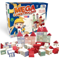 MEGA CONSTRUÇÃO 76 PEÇAS - PAIS E FILHOS - comprar online