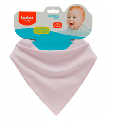 BANDANA BABY - BABADOR ROSA - BUBA BABY