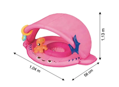 BOIA TUBARÃO COM FRALDA E PARA SOL - MOR - Brinkeduras