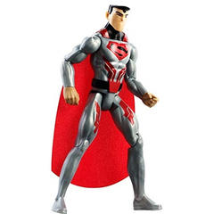 BONECO SUPERMAN ARMADURA DE AÇO - JUSTICE LEAGUE ACTION - MATTEL - Brinkeduras