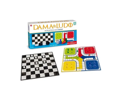 JOGO DAMA E LUDO - NIG BRINQUEDOS