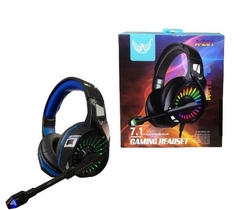 FONE DE OUVIDO AZUL GAMING RGB LIGHT A-281 - ALTOMEX - Brinkeduras