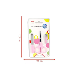 KIT PARA UNHAS ROSA - PAIS E FILHOS - Brinkeduras