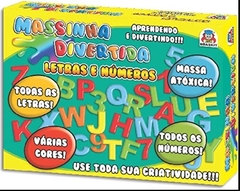 MASSINHA DIVERTIDA LETRAS E NÚMEROS - BRASKIT