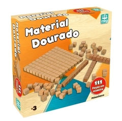 MATERIAL DOURADO 111 PEÇAS - NIG BRINQUEDOS