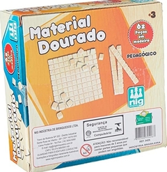 MATERIAL DOURADO 62 PEÇAS - NIG BRINQUEDOS - comprar online