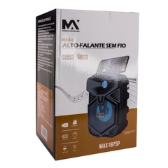 CAIXA DE SOM COM RÁDIO FM MAX-197SP - MAXMIDIA - Brinkeduras