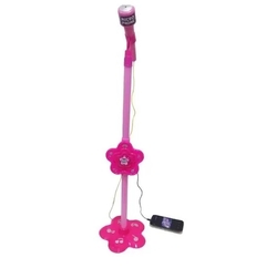 MICROFONE COM PEDESTAL GLAM GIRLS - WELL KIDS - comprar online