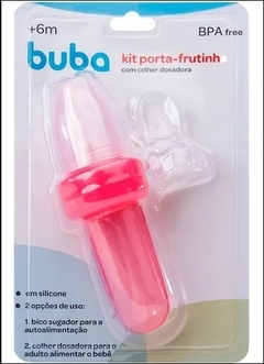 KIT PORTA-FRUTINHA E COLHER DOSADORA - BUBA - Brinkeduras