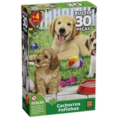 QUEBRA CABEÇA CACHORROS FOFINHOS 30 PEÇAS - GROW