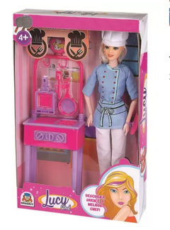 BONECA LUCY CHEF - BRASKIT