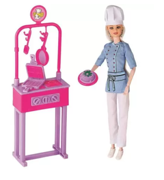 BONECA LUCY CHEF - BRASKIT - comprar online