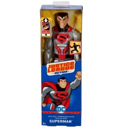 BONECO SUPERMAN ARMADURA DE AÇO - JUSTICE LEAGUE ACTION - MATTEL