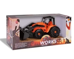 TRATOR CITY WORKS - ORANGE TOYS