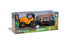 TRATOR FARM WHORKS - ORANGE TOYS - loja online