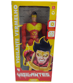 BONECO VIGILANTE VERMELHO - MIELLE! BRINQUEDOS