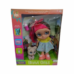 BONECA BRAVE GIRLS KENDALL PET - BEE TOYS - comprar online