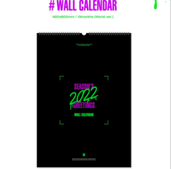 BTS SG CALENDARIO DE PARED